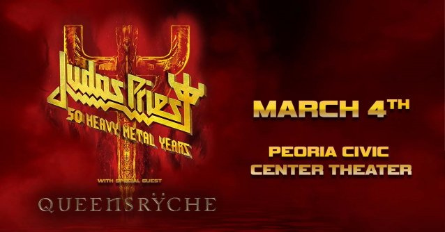 Watch: JUDAS PRIEST Kicks Off Rescheduled '50 Heavy Metal Years' North American Tour Dates In Peoria, Illinois